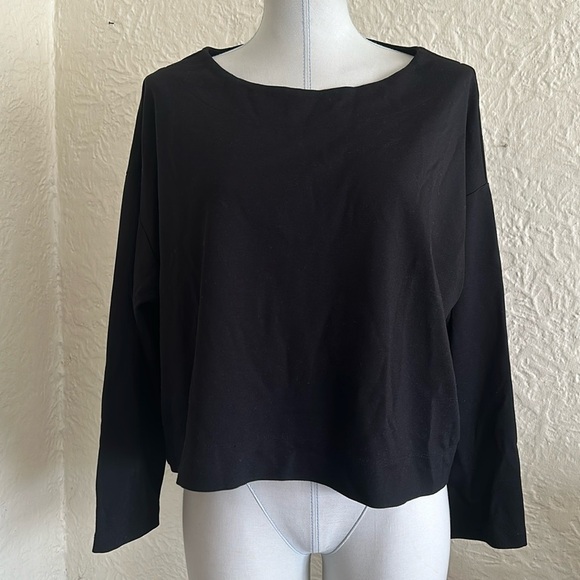 bryn Walker Tops - Bryn Walker Black Button Back Knit Top Shirt XS